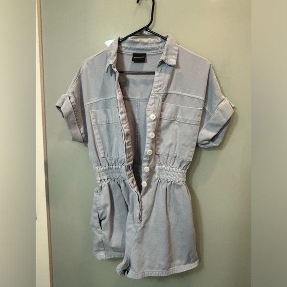 Denim Romper - Picture 9 of 9